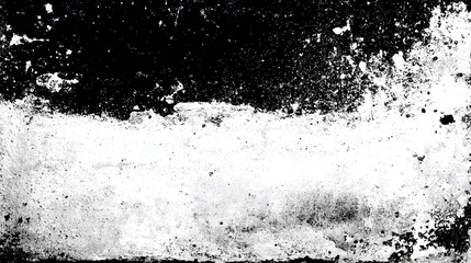  Intense black grunge surface scattered with chaotic white scratches and dusty grain