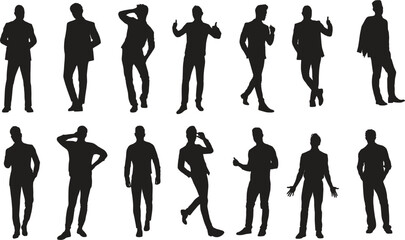 group of people silhouettes