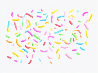 colorful 3d rendering sprinkles holiday designs party birthday other festival