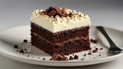 piece of chocolate cake