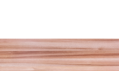 Long wooden table PNG transparent.