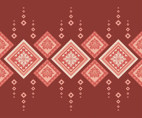An aesthetic symmetrical floral pattern design, embodying cultural art with a vintage touch. This seamless backdrop would be perfect for textile prints, wallpapers, wrapping papers.