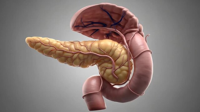 3 d human appendix anatomy illustration
