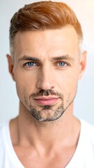 Obraz premium Man with serious expression