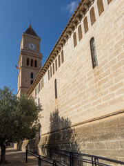 Santa Maria de Porto Cristo, church in Porto Cristo, Mallorca, Spain.