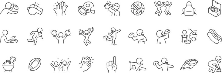 Fototapeta premium Fitness and Healthy Lifestyle Icon Set – Exercise, Yoga, Workout, Running, Stretch, Meditation, Training, Sports, Physical Activity, Strength, Wellness, Gym, Health Care, Cardio, Balance, Athlete, Fle