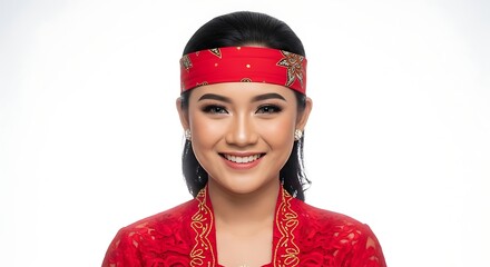 Indonesian woman in traditional attire