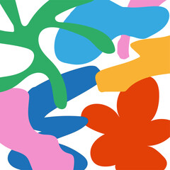 Abstract pattern backgrounds. Floral. Shape. Decorative art