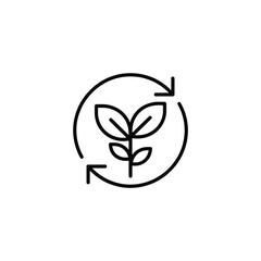 Sustainable Growth Cycle Icon