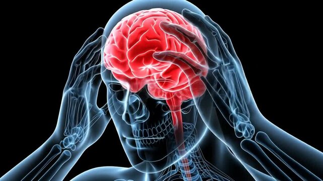 Brain health illustration digital art