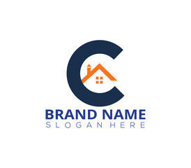 Real Estate Logo C Letter