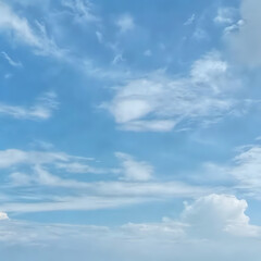 Obraz premium Blue sky with clouds 