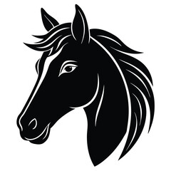 horse head silhouette