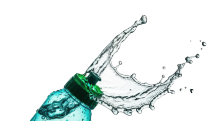 Hydration Hero Splash Bottle PNG for Your Active Lifestyle