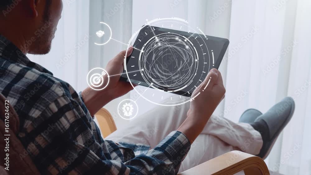 Poster b2b strategy and technology transforming business-to-business operations, optimizing communication, 