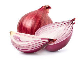 red onion isolated on transparent png background
