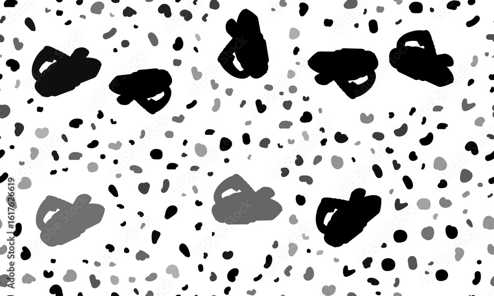 Poster abstract seamless pattern with electric plane symbols. creative leopard backdrop. illustration on tr