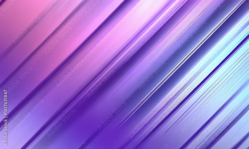 Poster blurred background in light pink and blue purple tones with diagonal lines, creating an abstract gra