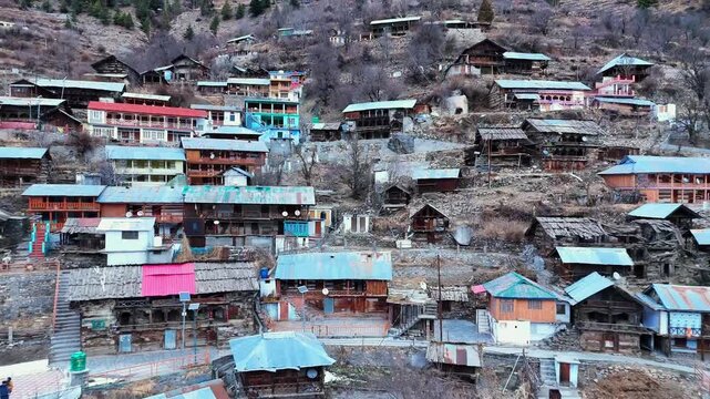4K Drone View of Harsil Valley & Gangotri | Snow-Capped Himalayas, Uttarakhand | Majestic Himalayan River & Bhairavghati in 4K | Aerial Cinematic Shots