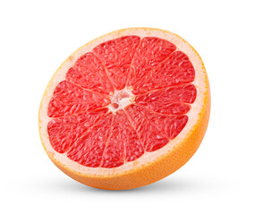 grapefruit isolated on transparent png (Image from camera)