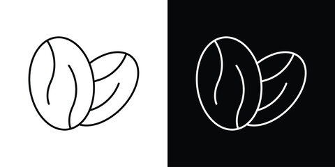 Dry fruit icon design. Thin graphic elements vector illustration