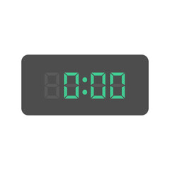 デジタル数字　時計　イラスト