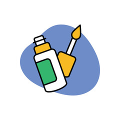 Eyeliner Icon vector stock illustration