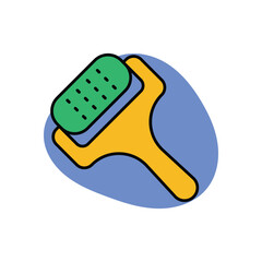 Facial Roller Icon vector stock illustration