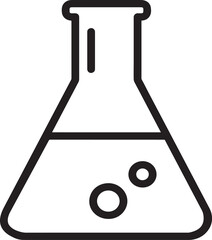 Abstract scientific discovery silhouette