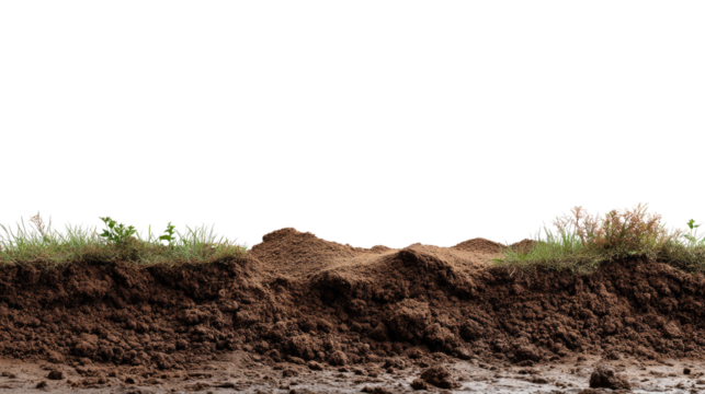 Cross-section of earth: Capturing a cross-section of earth, revealing layers of rich soil, green grass, and the promise of life above, showcasing the intricate beauty of nature's composition.