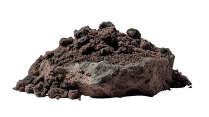 Volcanic Rock Formation: A rugged fragment of volcanic rock, showcasing a spectrum of textures and hues, serves as a captivating representation of geological wonders. 