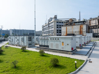 aerial view energy storage power station