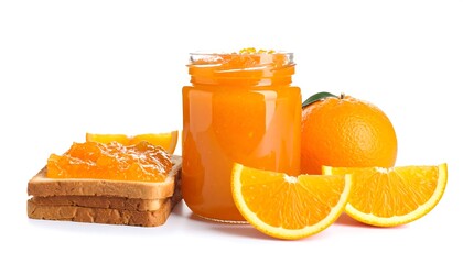 Orange Jam with Fresh Orange Slices