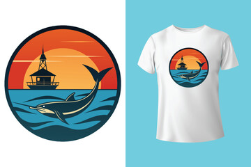 Just Another Day On My Cruising Pontoon. T-shirt design. Vector Illustration.