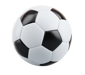 Soccer ball, black and white panels (1)