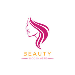 Beauty logo design vector template