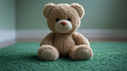 teddy bear on a chair