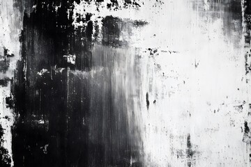 Abstract Monochrome Ink Splash and Splatter Texture