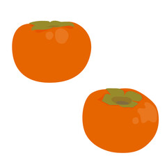 柿2つ