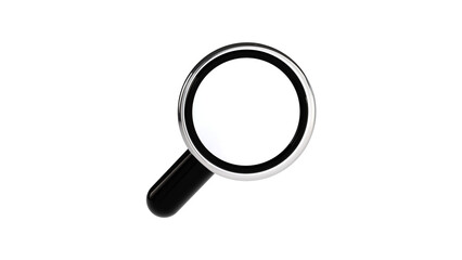 3d Chrome Search icon on transparent background