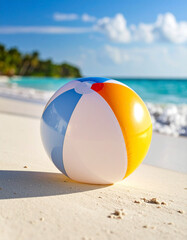 Beach ball, Generated image