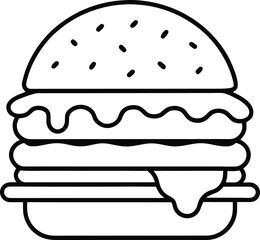 french food vector illustration