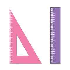 School supplies seamless border pattern. Back to school concept design pattern. Isolated on white background