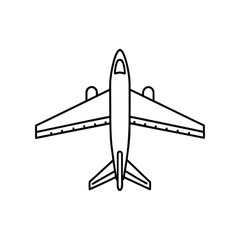 Airplane line art design, airplane line art drawing, jet line art