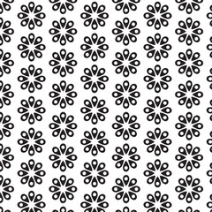 vector seamless pattern with floral elements
