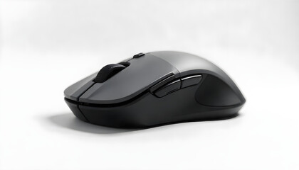 Wireless bluetooth mouse isolated on white background