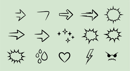 set of vector icons