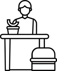 man with a cup of coffee