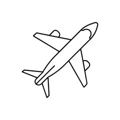 Airplane line art design, airplane line art drawing, jet line art