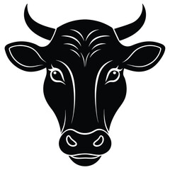 cow isolated on white